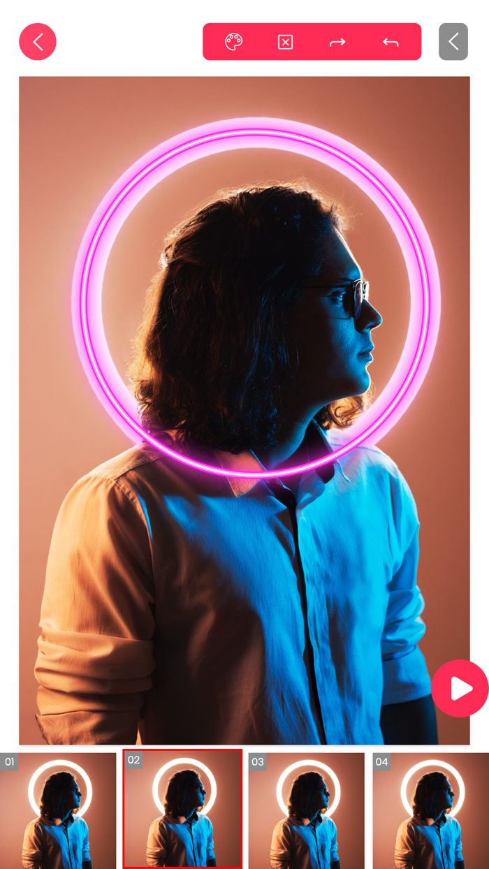 Scribble Neon Video Animations