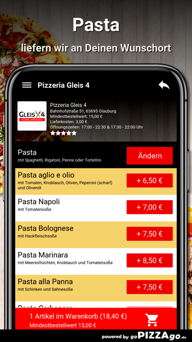 Pizzeria Gleis 4 Glauburg screenshot 6