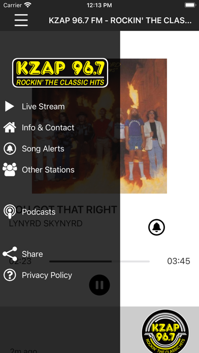 KZAP 96.7 screenshot 2