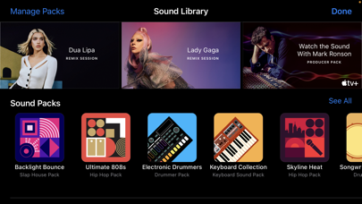 GarageBand Screenshot on iOS
