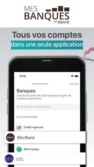 How to cancel & delete Mes Banques par BforBank from iphone & ipad 1