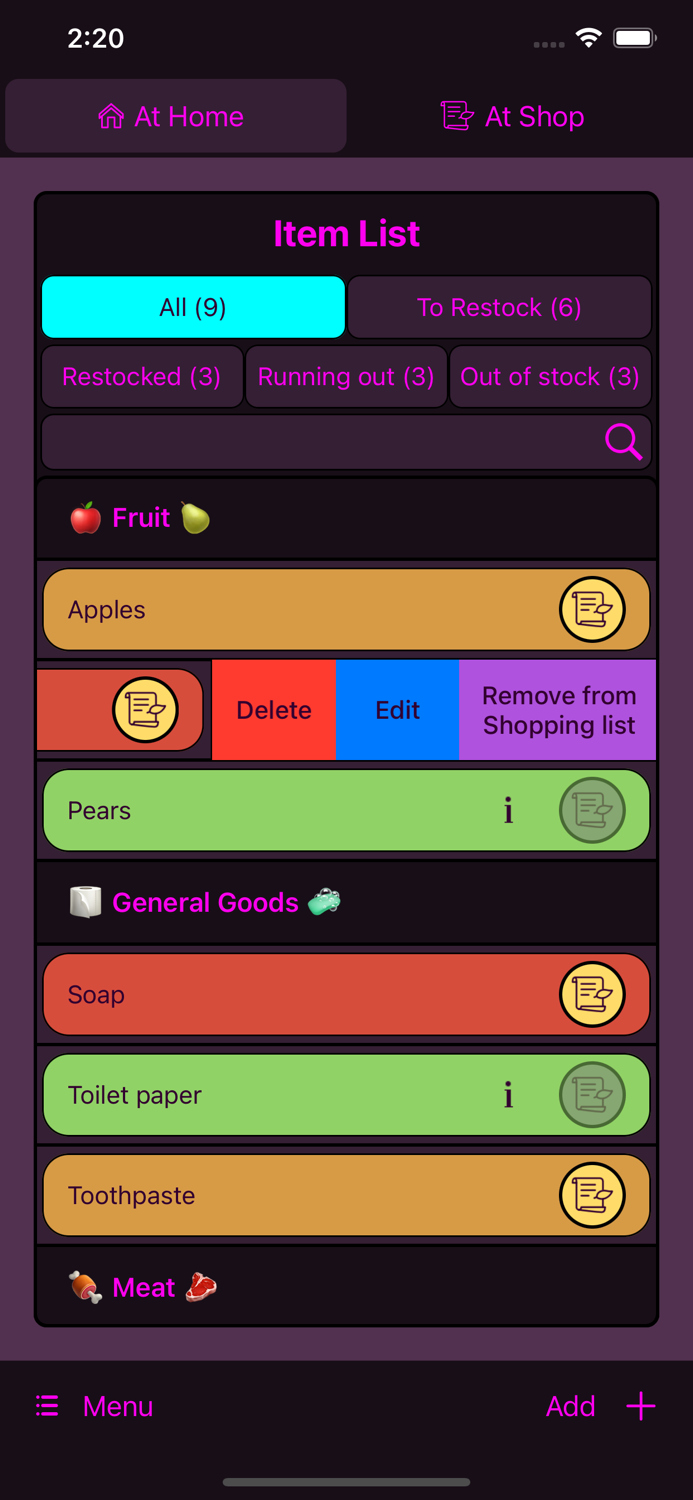 Restock  Shopping Assistant