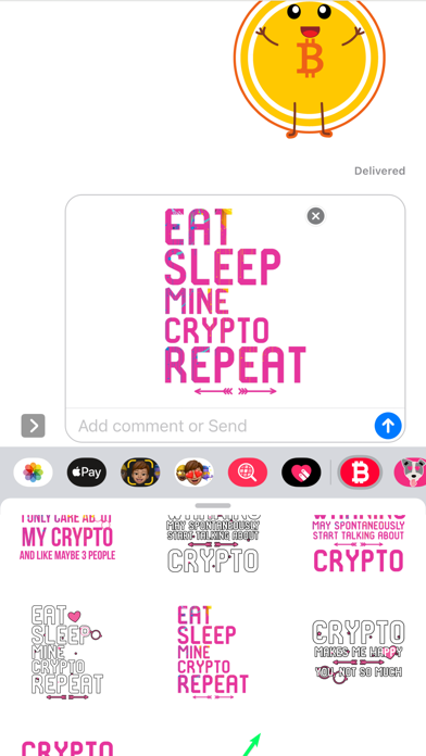 How to cancel & delete Bitcoin Central Crypto Emoji from iphone & ipad 3