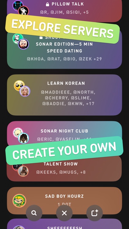 Sonar: Create worlds together