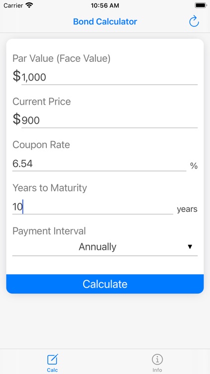 Bond Calculator - Calc