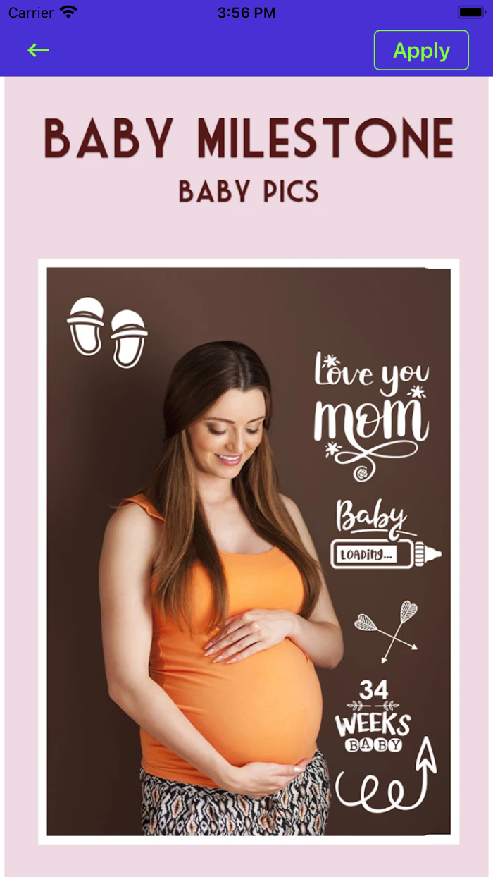 BabyPic Art  Monthly Pictures