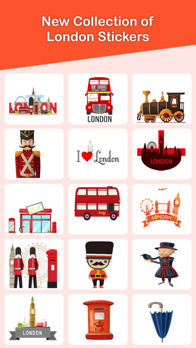 London Paris Stickers Pack screenshot 2