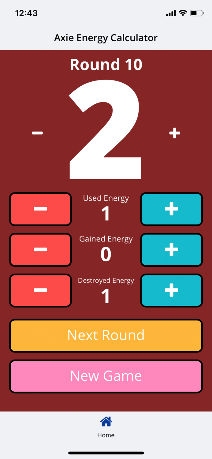 Axie Energy Calculator