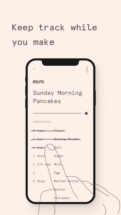 Mise: A minimalist recipe box screenshot-5