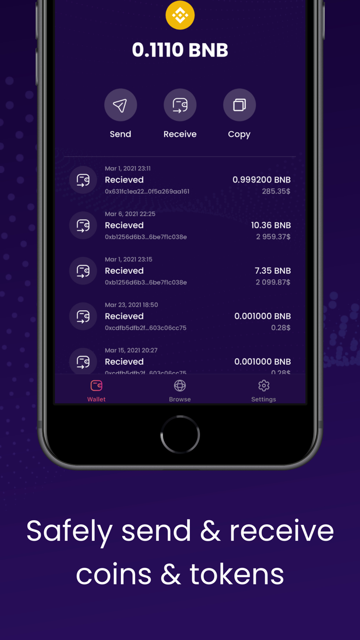 iSwap Crypto  DeFi Wallet