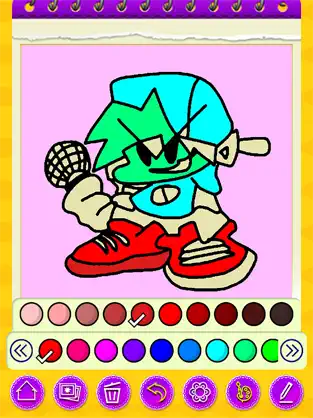 Screenshot 3 FNF Sky Coloring Book iphone