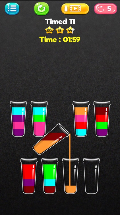 Liquid Sort:Fruit Water Puzzle screenshot-5