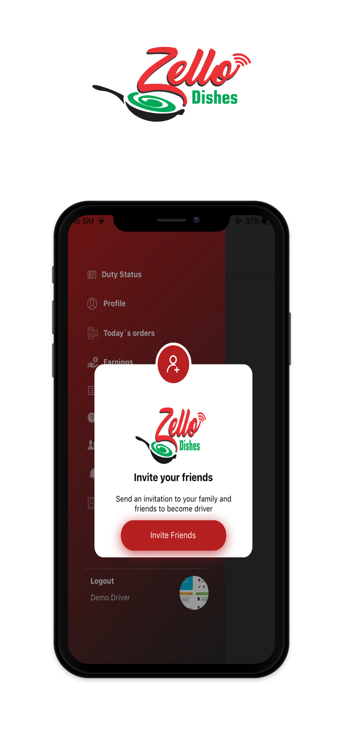 Zello Dishes Rider