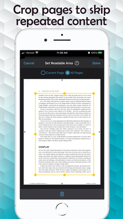 Text to Speech PDF Reader