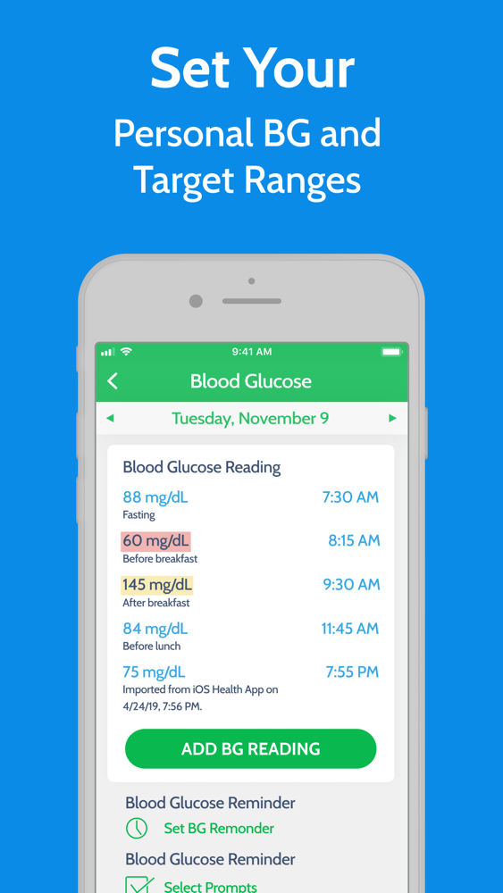 mynetdiary diabetes app