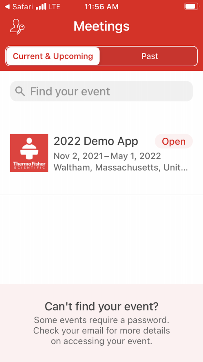 Thermo Fisher Meetings