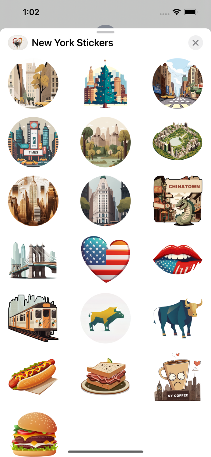 New York Stickers