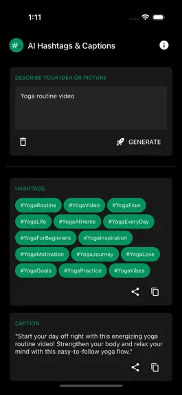 Game screenshot AI Hashtag & Caption Generator mod apk