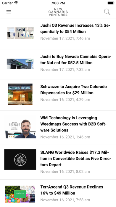 New Cannabis Ventures captura de pantalla 1