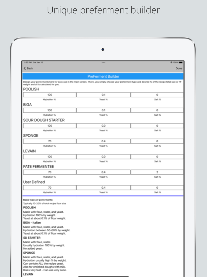 Bread Maker  Calculator