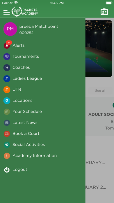 Rackets Academy screenshot 2