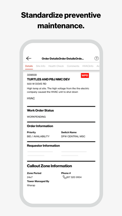 Network Vendor Portal screenshot 3