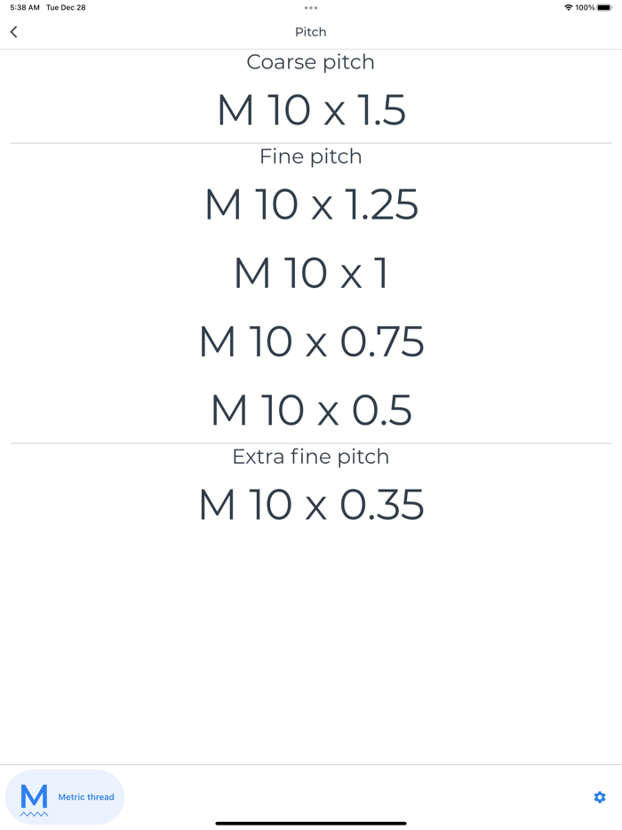 ISO Metric Thread tolerance