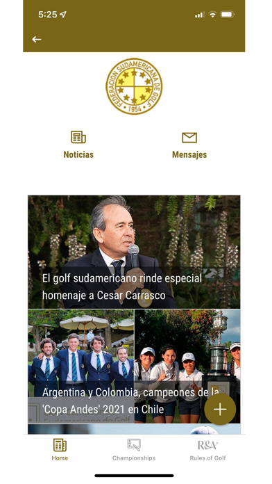 Federación Sudamericana Golf screenshot 2