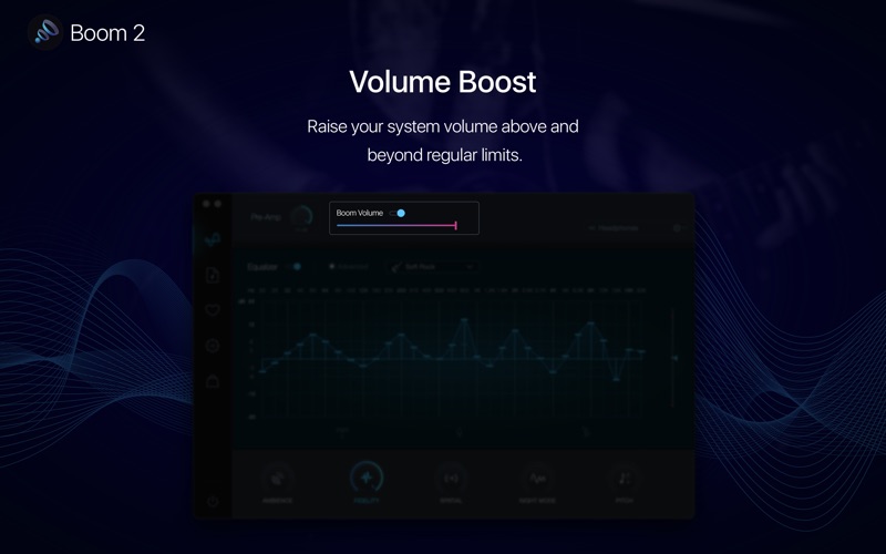 Boom2:Volume Boost & Equalizer Screenshot
