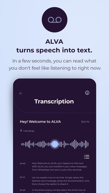 ALVA - Speech into Text screenshot-4