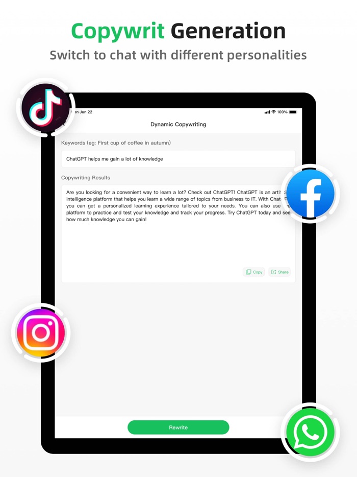 Chat to Multiple Temper Ai Bot