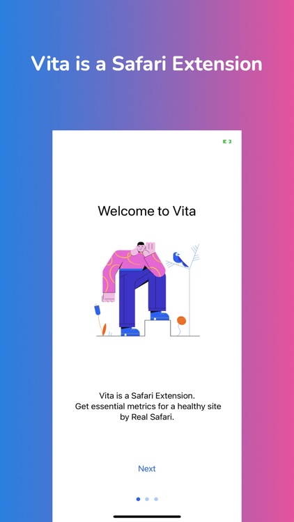 Vita - Web Vitals for Safari