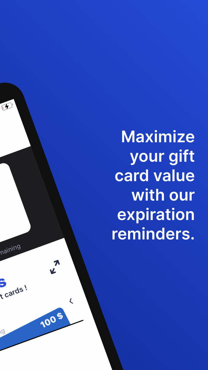 CardSaver - Gift Card Reminder