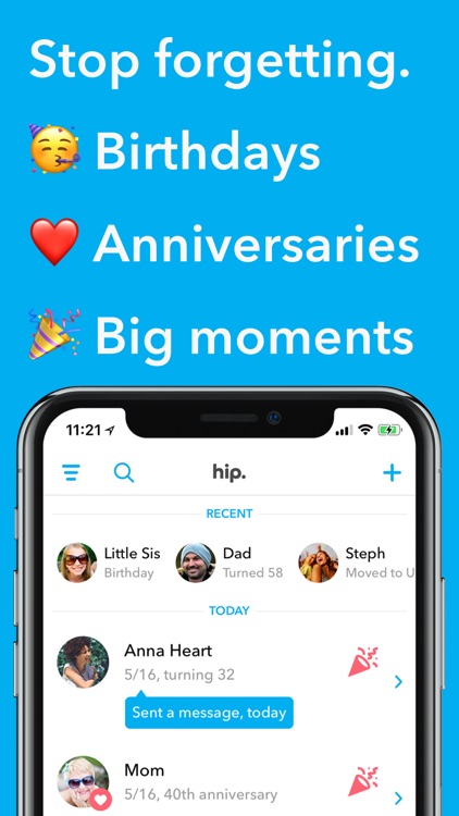 hip: Birthday Reminder App screenshot-0