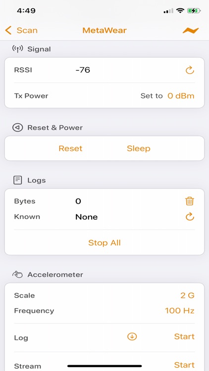 MetaWear screenshot-3