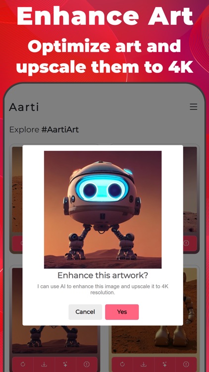 Aarti Your Personal AI Artist screenshot-3