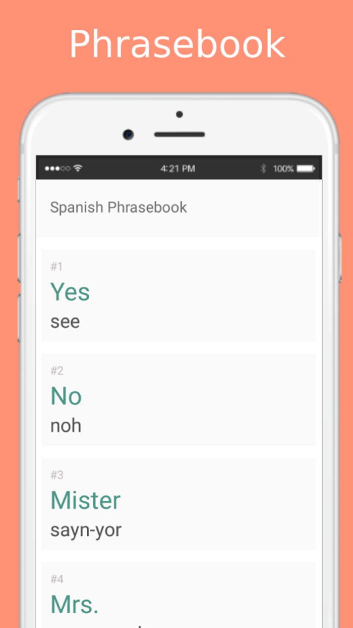 Spanish Phrasebook offline
