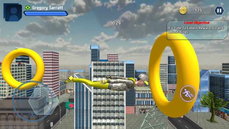 Flying hero city rescue mision screenshot-3