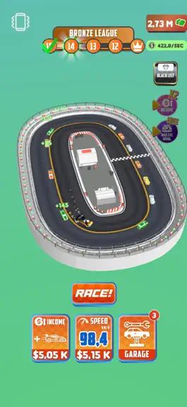 Game screenshot Clicker Racing 3D apk