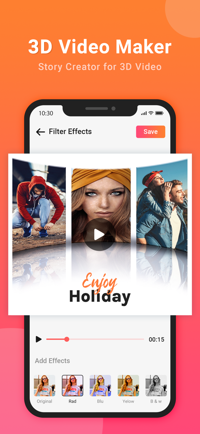 3D Video Maker - Video Editor
