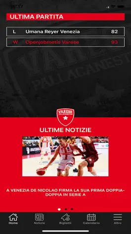 Game screenshot Pallacanestro Varese apk