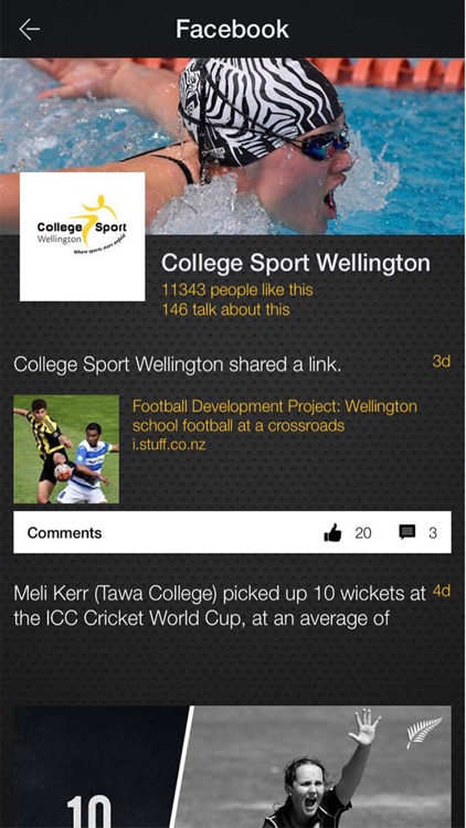 College Sport Wellington screenshot-3