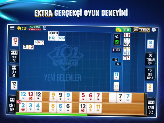 101 Yüzbir Okey Extra Online screenshot 2