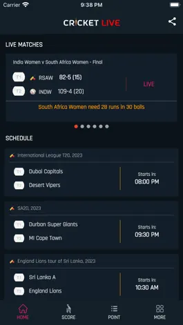 Game screenshot Cricket Live - Sports TV mod apk