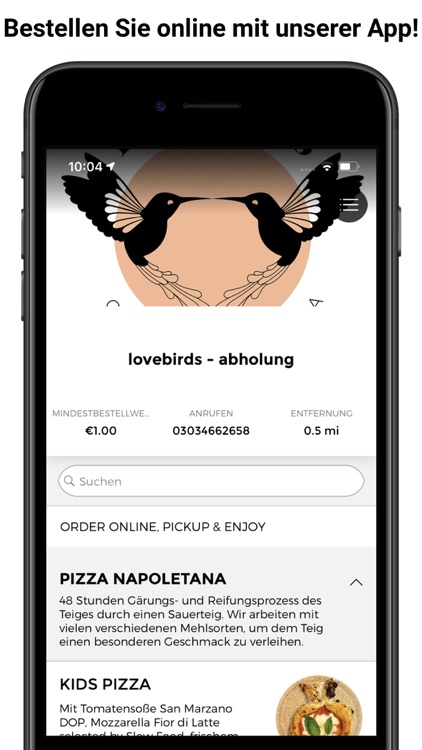 Lovebirds - Contemporary Pizza