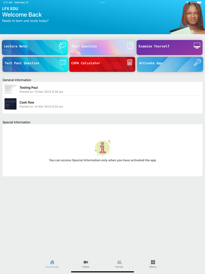 LFX FUTO 100L Second Semester