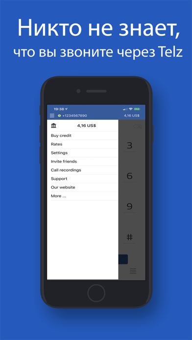International Calling App:Telz screenshot 4