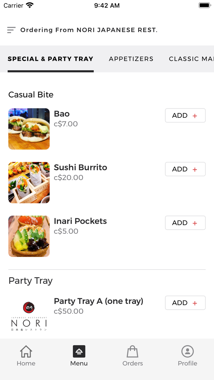 NORI JAPANESE RESTAURANT