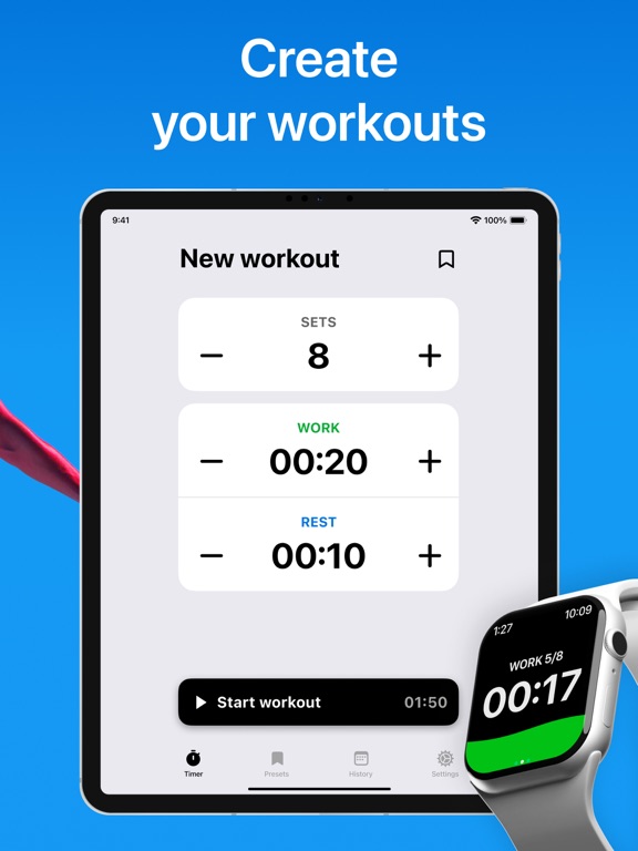 Interval Timer: Tabata & HIIT screenshot 2