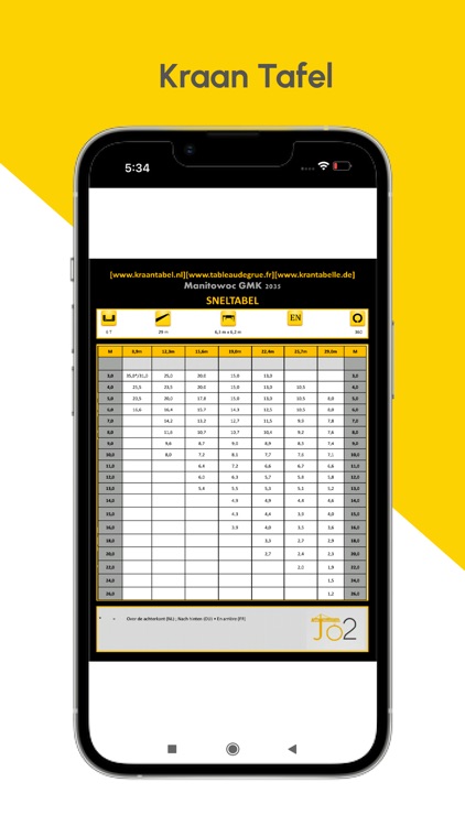 Kraantabel App screenshot-3
